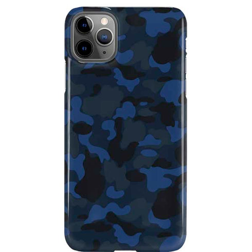 Blue Street Camo iPhone Cases